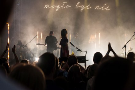 Koncert zespołu Kwiat Jabłoni w wiślańskim amfiteatrze